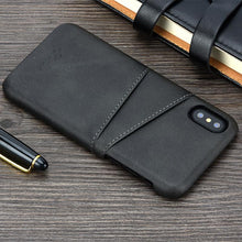 Load image into Gallery viewer, Slim Luxury  PU Leather Case For iPhone XS MAX XR
