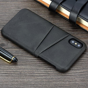 Slim Luxury  PU Leather Case For iPhone XS MAX XR
