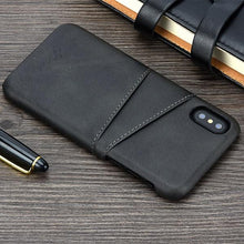 Load image into Gallery viewer, Slim Luxury  PU Leather Case For iPhone XS MAX XR