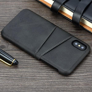 Slim Luxury  PU Leather Case For iPhone XS MAX XR