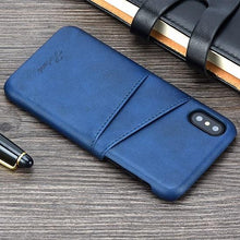 Load image into Gallery viewer, Slim Luxury  PU Leather Case For iPhone XS MAX XR