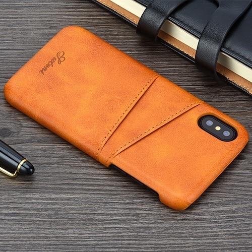 Slim Luxury  PU Leather Case For iPhone XS MAX XR