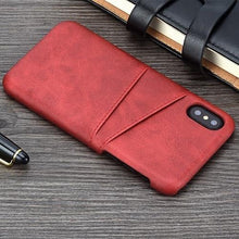 Load image into Gallery viewer, Slim Luxury  PU Leather Case For iPhone XS MAX XR