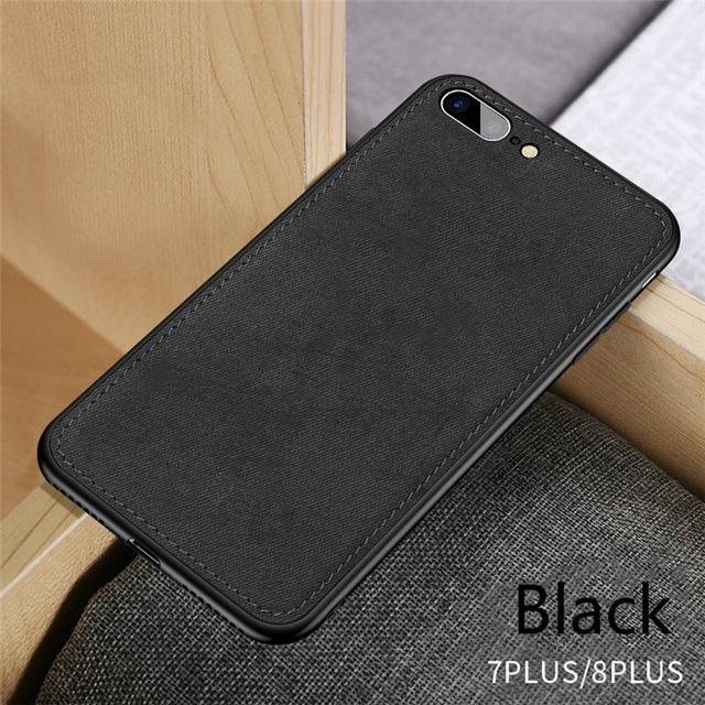 New Fabric Ultra-thin Canvas Silicon Phone Case For iphone  X Xs Max Xr