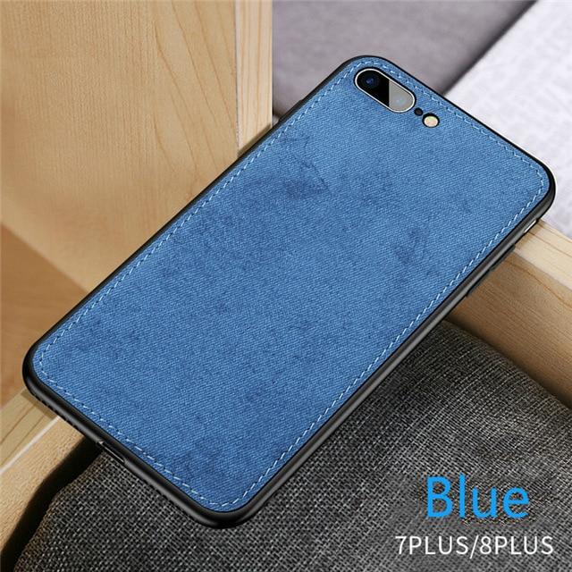 New Fabric Ultra-thin Canvas Silicon Phone Case For iphone  X Xs Max Xr