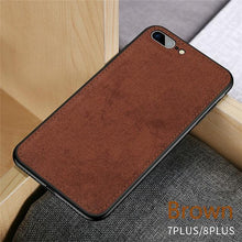 Load image into Gallery viewer, New Fabric Ultra-thin Canvas Silicon Phone Case For iphone  X Xs Max Xr
