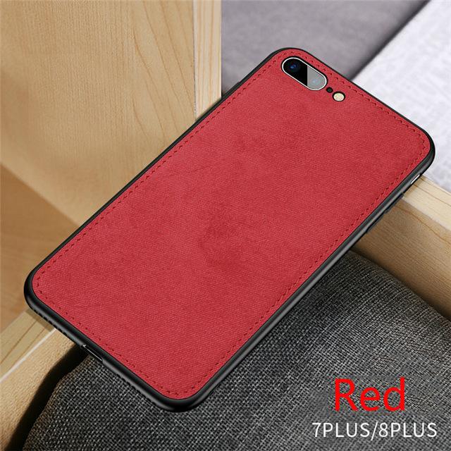 New Fabric Ultra-thin Canvas Silicon Phone Case For iphone  X Xs Max Xr