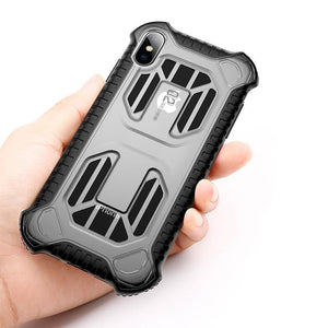 2018 Soft Silicone + Plastic Hybrid Phone Case For iPhone
