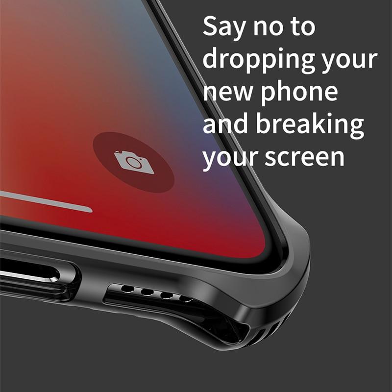 2018 Soft Silicone + Plastic Hybrid Phone Case For iPhone
