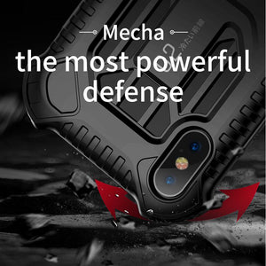 2018 Soft Silicone + Plastic Hybrid Phone Case For iPhone