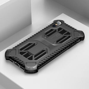 2018 Soft Silicone + Plastic Hybrid Phone Case For iPhone