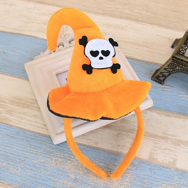 Halloween variety of cute headbands Pumpkin bat hats adult children Halloween party dress up hair accessories