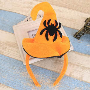 Halloween variety of cute headbands Pumpkin bat hats adult children Halloween party dress up hair accessories