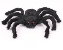 Charger l&#39;image dans la galerie, 2018 New Halloween Horrible Big Black Furry Fake Spider  Creep Trick Or Treat Halloween Decoration