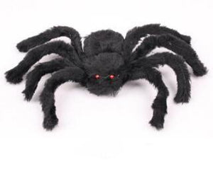 2018 New Halloween Horrible Big Black Furry Fake Spider  Creep Trick Or Treat Halloween Decoration