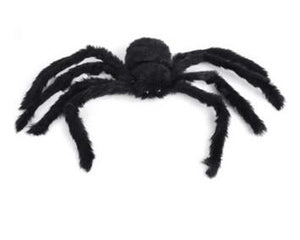 2018 New Halloween Horrible Big Black Furry Fake Spider  Creep Trick Or Treat Halloween Decoration