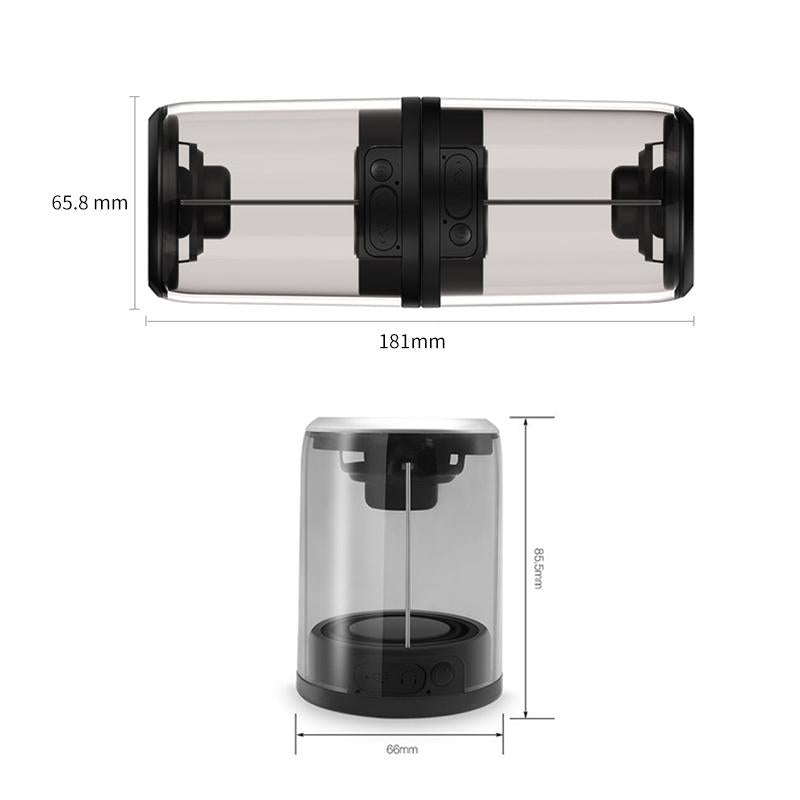 Rechargeable Portable  Waterproof Wireless Stereo Magnetic Suction Mini Outdoor Bluetooth Speakers