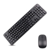 Load image into Gallery viewer, Wireless 2.4GHz Full-Size Keyboard and Cordless Mouse with Comfortable Round Keycaps Whisper-Quiet Compact Power