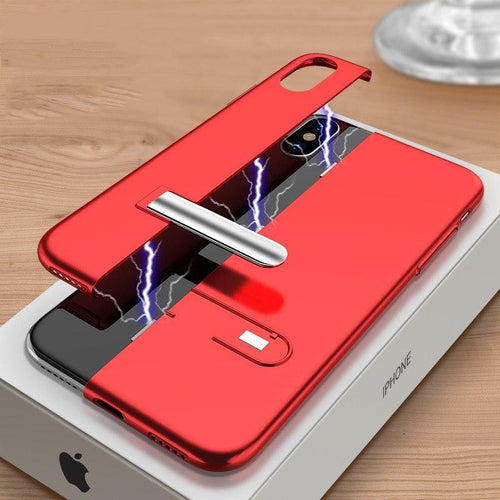 Luxury PC hard shell Magnetic bracket Case For iPhone XR XS
