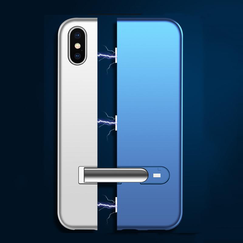 Luxury PC hard shell Magnetic bracket Case For iPhone XR XS