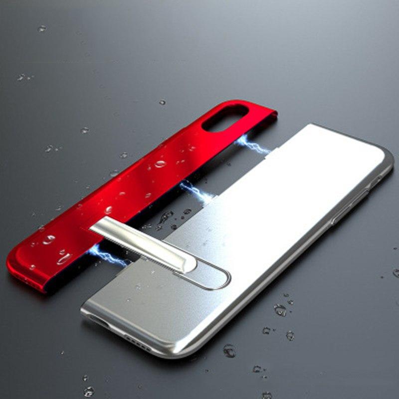 Luxury PC hard shell Magnetic bracket Case For iPhone XR XS