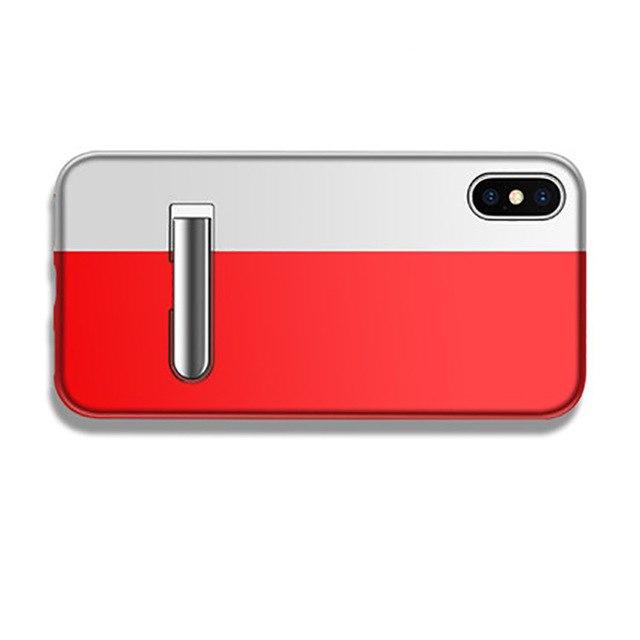 Luxury PC hard shell Magnetic bracket Case For iPhone XR XS