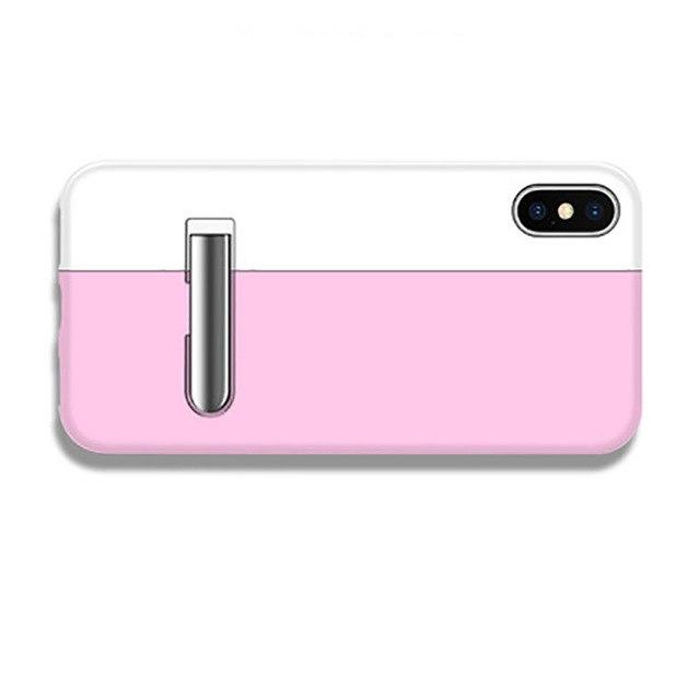Luxury PC hard shell Magnetic bracket Case For iPhone XR XS