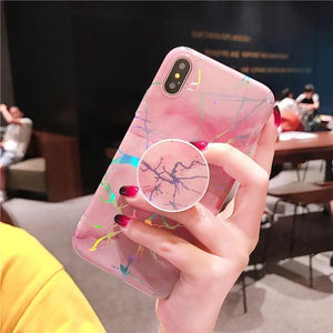Luxury soft TPU silicone phone case For iPhone