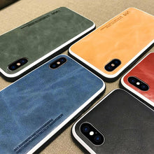 Charger l&#39;image dans la galerie, Luxury Genuine Leather Fitted Cover for Iphone