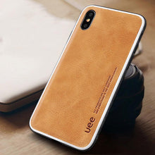 Charger l&#39;image dans la galerie, Luxury Genuine Leather Fitted Cover for Iphone