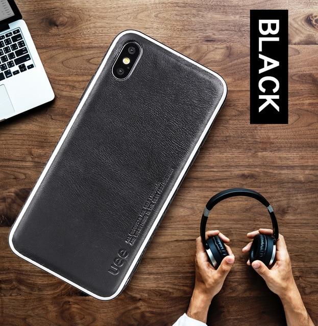 Luxury Genuine Leather Fitted Cover for Iphone
