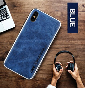 Luxury Genuine Leather Fitted Cover for Iphone