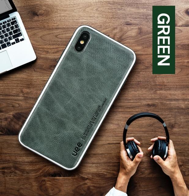Luxury Genuine Leather Fitted Cover for Iphone