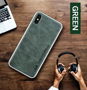 Luxury Genuine Leather Fitted Cover for Iphone