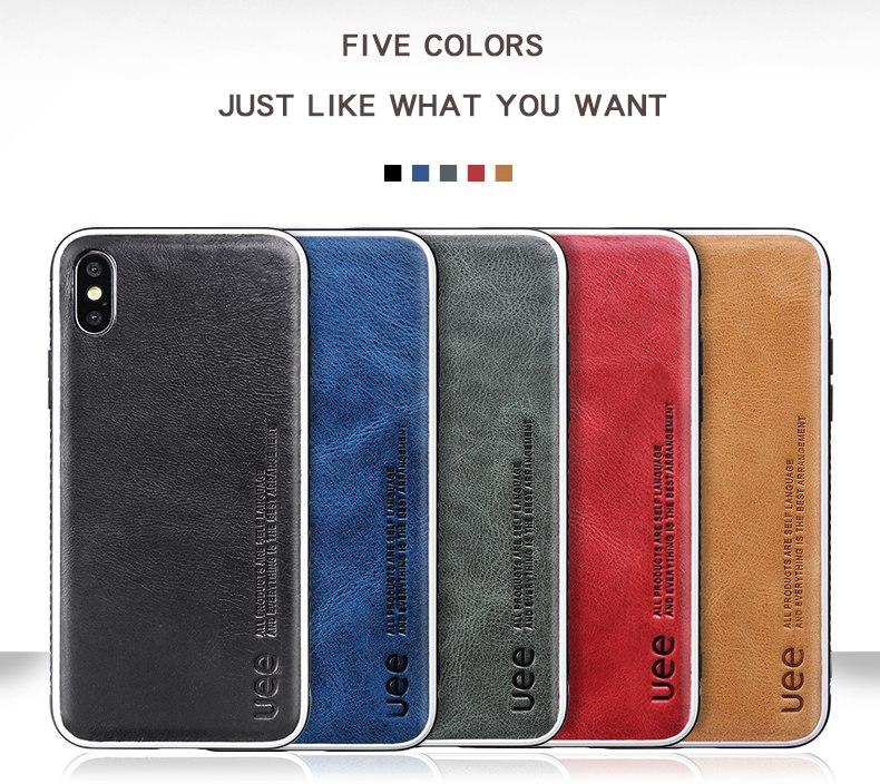 Luxury Genuine Leather Fitted Cover for Iphone