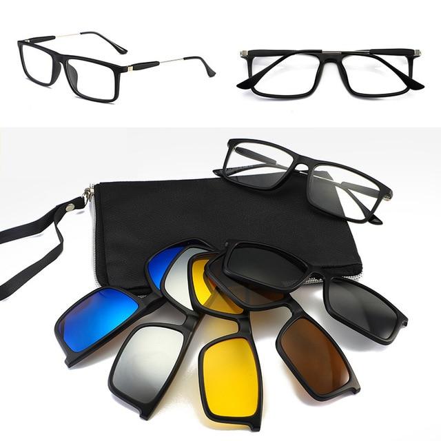 5 IN 1 MAGNETIC LENS SWAPPABLE SUNGLASSES