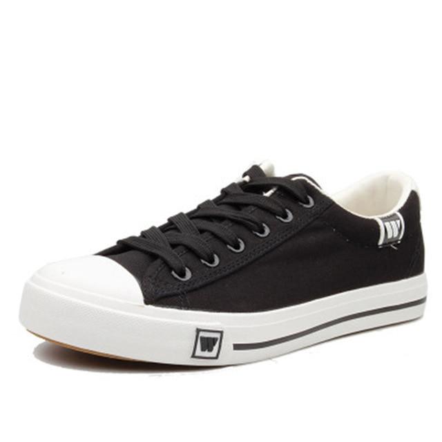 Quality Casual Lace-Up Vulcanized Canvas Shoes