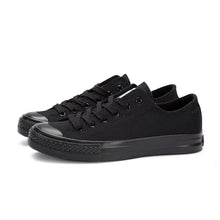 Charger l&#39;image dans la galerie, Classic pure black canvas shoes