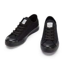 Charger l&#39;image dans la galerie, Classic pure black canvas shoes