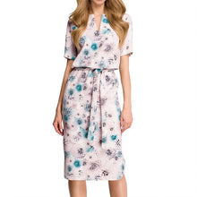 Charger l&#39;image dans la galerie, 2019 Hot Sale Women Midi Party Dresses Geometric Print Summer Boho Beach Dress