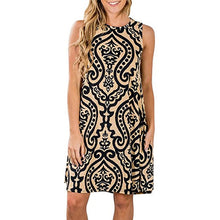 Charger l&#39;image dans la galerie, Elegant Summer Floral Dress Women Party Dresses Fashion Sleeveless Vestido Robe Femme