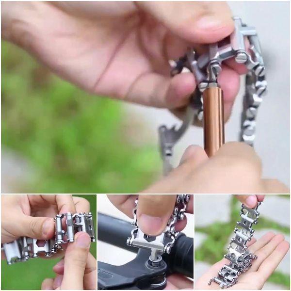 29-IN-1 STAINLESS STEEL MULTI-FUNCTIONAL TOOLS BRACELET